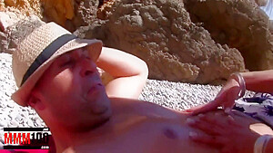 Busty Blonde Rough Fuck In Pussy And Ass On The Beach - L Laura Blume And Max Cortes
