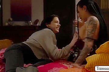 Busty Brunette Fucked By Ts Step siblings Bisexual