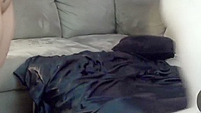Busty GF Fucks Close Up To Camera And Takes A Huge Shot OF Cum In Her Mouth