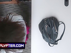 Busty Latina Slips Away Of Fine For Stealing Lingerie