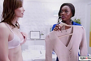 Busty Ts Fucks Ebony Girl With Big T, Ana Foxxx And Korra Del Rio