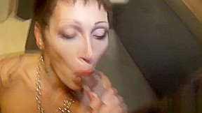 Busty french mature hard sodomized in interracial 3way