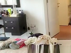 Busty milf trying lingerie