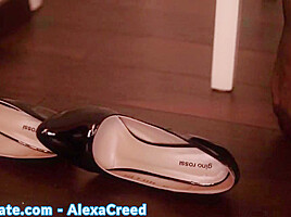 (CAN'T STOP MOANING) Alexa Creed Gets Tied Up and Vibed Hard Till Orgasm - SKYPRIVATE