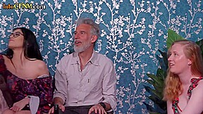 CFNM British female and male voyeurs watch babe fucked