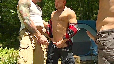 Campsite Cock Hungry Orgy - Part 1 - Brenner Bolton, Rocco Steele