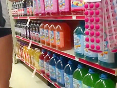 Candid College teen 18+ Booty at the store