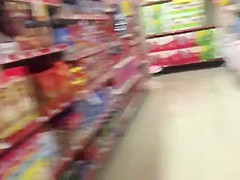 Candid College teen 18+ Booty at the store