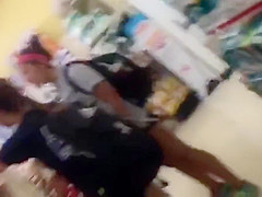 Candid College teen 18+ Booty at the store