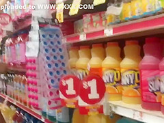 Candid College teen 18+ Booty at the store