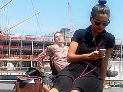 Candid NYC Sexy Feet Two women Soles