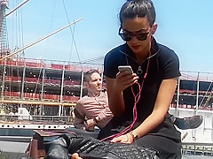 Candid NYC Sexy Feet Two women Soles