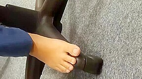 Candid barefeet foot and soles