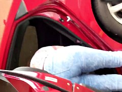 Car wash Mexican milf jeans 1