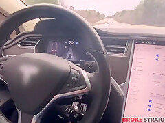 - Car Is On Autopilot While James & Calhoun Suck & Fuck