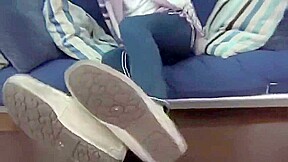 Carmen Moccasins Foot Tease