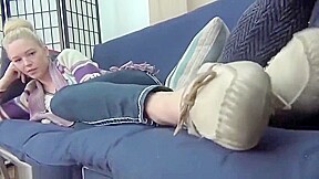 Carmen Moccasins Foot Tease