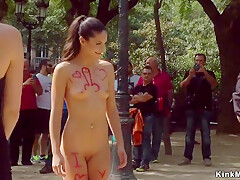 Carolina Abril - Whore Shamed In Public Street