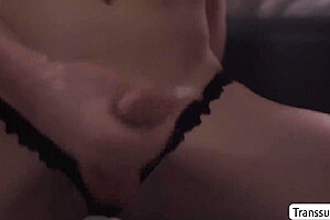 Casey Kisses In Slut Shemale Gets Barebacked By