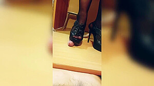 Cbt Session Cock Trampling High Heels