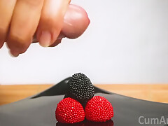 Cfnm Handjob + Cum On Candy Berries! (cum On Food 3)