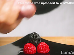Cfnm Handjob + Cum On Candy Berries! (cum On Food 3)