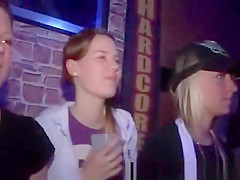 Cfnm girls getting undressed by strippers in an orgy party