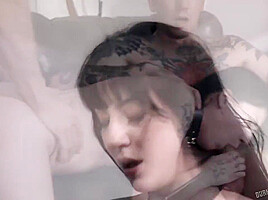 Charlotte Sartre - Milky-skinned Gothic Minx Gets Gangbanged By Perverted Dudes