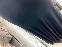 Check out busty milf's sexy thong
