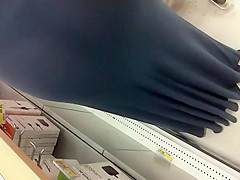 Check out busty milf's sexy thong