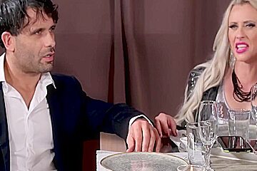 Cherry Kiss And Darrel Deeps - Beddable Blonde Seduces Social Media Stars Into Dp Threesome Gp2870 4 Min