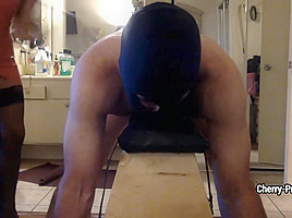 CherryPrice - Sensual Dom In Latex Caning/ Strapping Slave