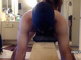 CherryPrice - Sensual Dom In Latex Caning/ Strapping Slave