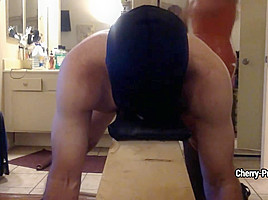 CherryPrice - Sensual Dom In Latex Caning/ Strapping Slave