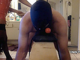 CherryPrice - Sensual Dom In Latex Caning/ Strapping Slave