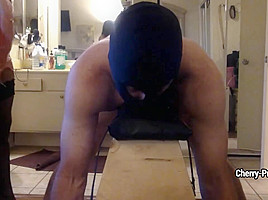 CherryPrice - Sensual Dom In Latex Caning/ Strapping Slave
