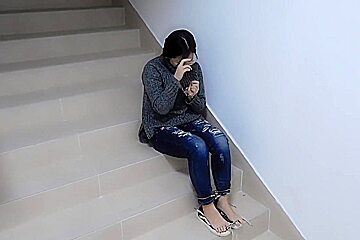 Chinese Girl Cuffed