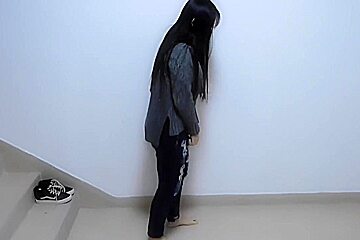 Chinese Girl Cuffed