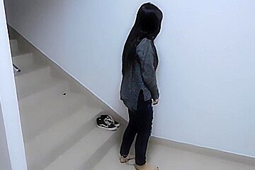 Chinese Girl Cuffed