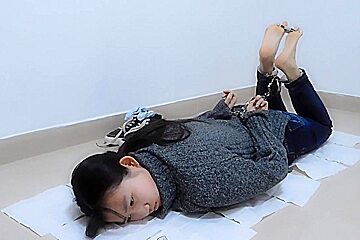 Chinese Girl Cuffed
