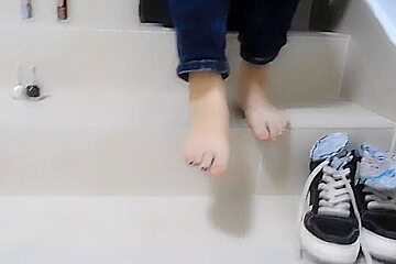 Chinese Girl Cuffed