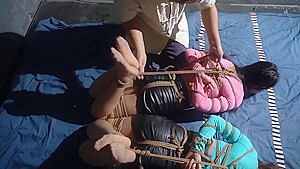 Chinese Policewomen Bondage