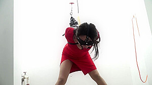 Chinese Strappado In Red