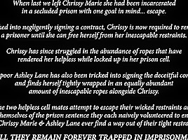 Chrissy Got Frogtied Along With Her Friend, Because Both Girls Wanted To Try Something New