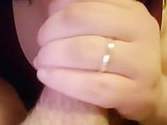 Christmas blow job for my husband