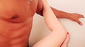 Chubby Pussy Shaved with Black Cock