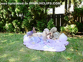 Chubby princess smashes cake with her big ass