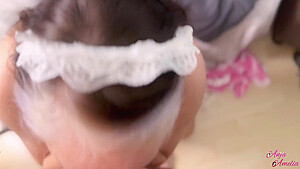 Cleaning Lady Prefers To Give Sloppy Deepthroats Instead Of Cleaning The House! - Anja Amelia