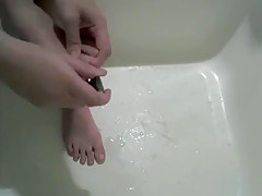 Cleaning Out and Clipping Toenails on Beautiful Feet