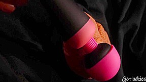Close Up Vibration For And Huge Cumshot